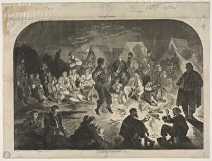 A Bivouac Fine on the Potomac, 1861. Creator: Winslow Homer (American, 1836-1910)