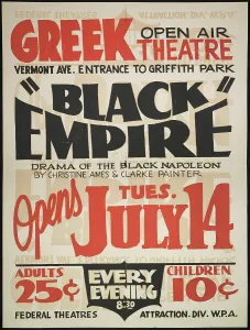 Breda Toussaint Prints: Black Empire, Los Angeles, [193-]. Creator: Unknown
