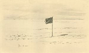 Black Flag Camp. - Amundsens Black Flag Within A Few Miles of the South Pole, 1912, (1913)
