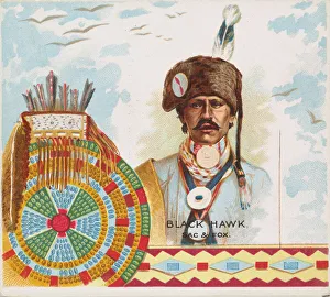 Black Hawk, Sac & Fox, from the American Indian Chiefs series (N36) for Allen &
