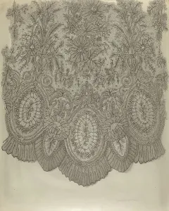 Buergerniss Carl Prints: Black Lace, c. 1941. Creator: Carl Buergerniss