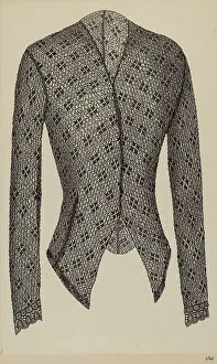 Joseph L Prints: Black Lace Jacket, c. 1938. Creator: Joseph L. Boyd