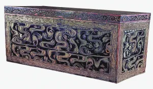 Tombs Prints: Black outer coffin, Tomb 1 at Mawangdui