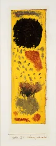 Black, Still in Place, 1940. Creator: Klee, Paul (1879-1940)