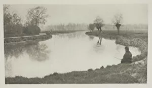 Emerson Peter Henry Gallery: The Black Pool, Near Hoddesdon, 1880s. Creator: Peter Henry Emerson