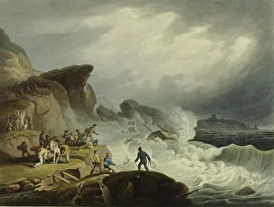 Black Rock near Scarborough, n.d. Creator: Francis Nicholson