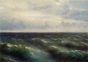 Ivan Prints: The Black Sea, 1881, (1965). Creator: Ivan Ayvazovsky