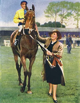 Wd Ho Prints: Black Speck, Jockey: A. Richardson, 1939