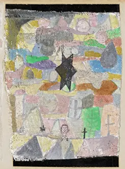 Under a Black Star, 1918. Creator: Paul Klee