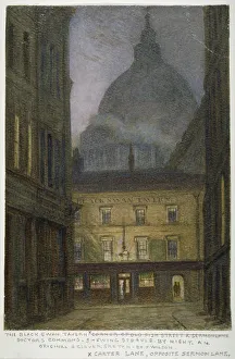 Wilson Prints: The Black Swan Tavern in Carter Lane, City of London, 1870. Artist: JT Wilson