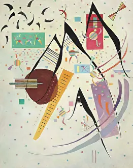 Colourfulness Prints: Black Tips, 1937. Creator: Kandinsky, Wassily Vasilyevich (1866-1944)