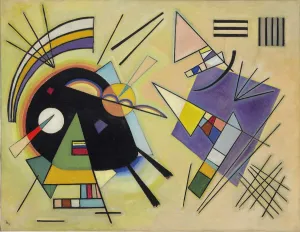 Abstract Art Gallery: Black and violet. Artist: Kandinsky, Wassily Vasilyevich (1866-1944)