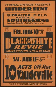 Swing Prints: Black and White Revue, [193-]. Creator: Unknown
