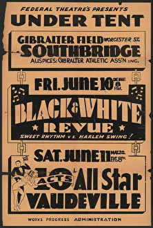 Swing Prints: Black and White Revue, [193-]. Creator: Unknown