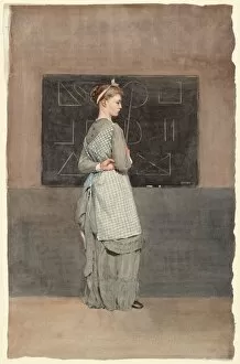 Homer Winslow Collection: Blackboard, 1877. Creator: Winslow Homer