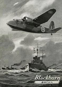 Battleship Gallery: Blackburn Botha - Operational Service Trainer, 1941. Creator: Turner