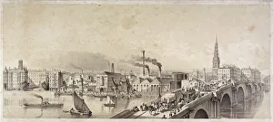 Generator Prints: Blackfriars Bridge, London, 1835