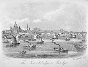 Blackfriars Bridge, London, 1869