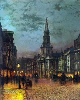 Spire Prints: Blackman Street, London, 1885. Artist: John Atkinson Grimshaw