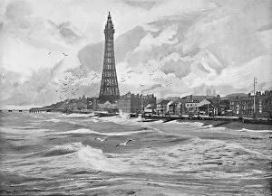 Blackpool Gallery: Blackpool, with its Eiffel Tower, c1896. Artist: Poulton & Co