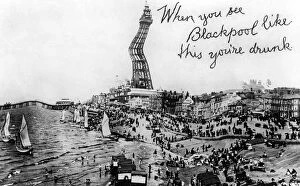 Coastal Resort Gallery: When you see Blackpool like this you re drunk, 20th Century