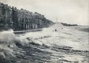 Blackpool Gallery: Blackpool - A Rough Day, 1895
