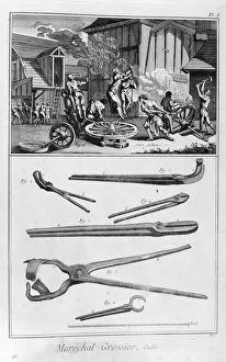 Pliers Prints: Blacksmith, 1751-1777