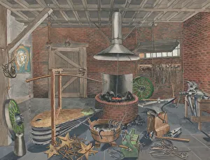Blacksmith Shop, 1935 / 1942. Creator: Perkins Harnly