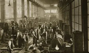 Smithy Prints: A blacksmiths shop at Beckton Gas Works, London, 20th century