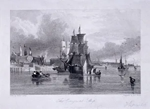 Blackwall Gallery: Blackwall, Poplar, London, c1830. Artist: Robert Wallis