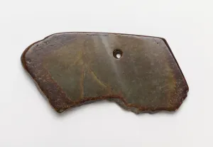 Jade Nephrite Prints: Blade (fragment), Shang or Western Zhou dynasty, 1600-771 BCE. Creator: Unknown