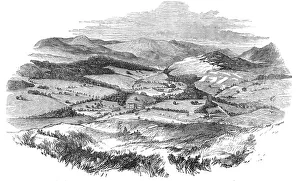 Perth And Kinross Gallery: Blair Castle and Glen Tilt from the top of Tulloch, 1844. Creator: Unknown