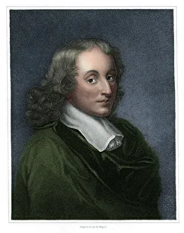 Blaise Pascal, French philosopher, mathematician, physicist and theologian, (1833). Artist: H Meyer