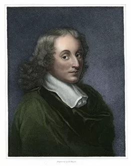 Scientist Gallery: Blaise Pascal, French philosopher, mathematician, physicist and theologian, (1833). Artist: H Meyer