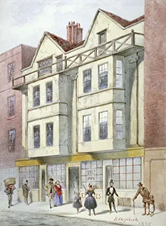 Blanchards premises, Fleet Street, City of London, 1835