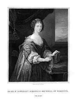 T A Dean Prints: Blanche Somerset, Lady Arundell of Wardour, (1827). Artist: TA Dean