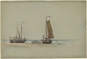 Beached Prints: Blankenberge No.3, 1875. Creator: William Stanley Haseltine