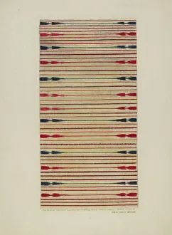 Artists Notes Prints: Blanket, 1935/1942. Creator: Mary Edith Brooks