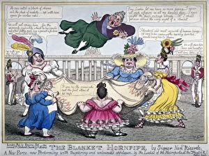 Guildhall Library Art Gallery: The Blanket Hornpipe... 1820. Artist: WE