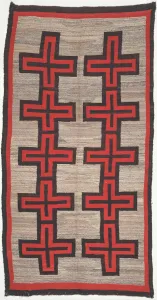 Dine Gallery: Blanket or Rug, Arizona, c. 1900. Creator: Unknown