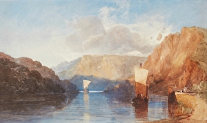 Blasting St. Vincent's Rock, Clifton, about 1830. Creator: John Sell Cotman. Blasting St. Vincent's Rock, Clifton, about 1830. Creator: John Sell Cotman