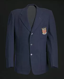 Blazer Gallery: Blazer, tie, and belt worn by Ted Corbitt for the 1952 Helsinki XV Olympics, 1952