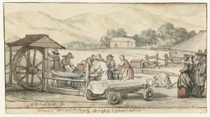 Gerbrandt Van Den Eeckhout Prints: The Bleaching Fields near Haarlem, 1659-1665. Creator: Gerbrand van den Eeckhout
