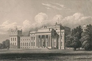 William Radclyffe Prints: Blenheim, South East View, Oxfordshire, 1831. Creator: William Radclyffe
