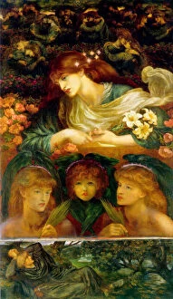 Images Dated 22nd May 2018: The Blessed Damozel. Artist: Rossetti, Dante Gabriel (1828-1882)