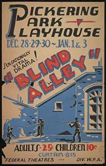 James Warwick Prints: Blind Alley, San Bernardino, 1936. Creator: Unknown