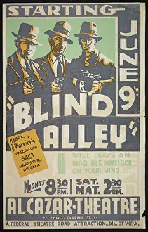 Gangster Prints: Blind Alley, San Francisco, 1937. Creator: Unknown
