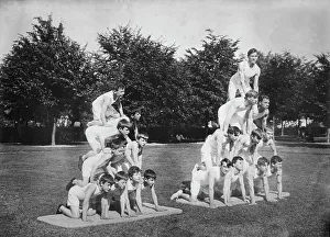 Trust Prints: Blind athletes at Overbrook, Pa. 1911. Creator: Bain News Service