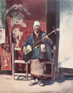 A Record In Colour Prints: A Blind Beggar, c1887, (1901). Artist: Mortimer L Menpes