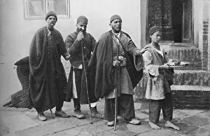 Blind Prints: Blind beggars of Tehran, Persia, 1902
